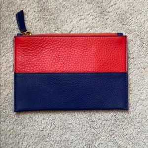 Leather clutch